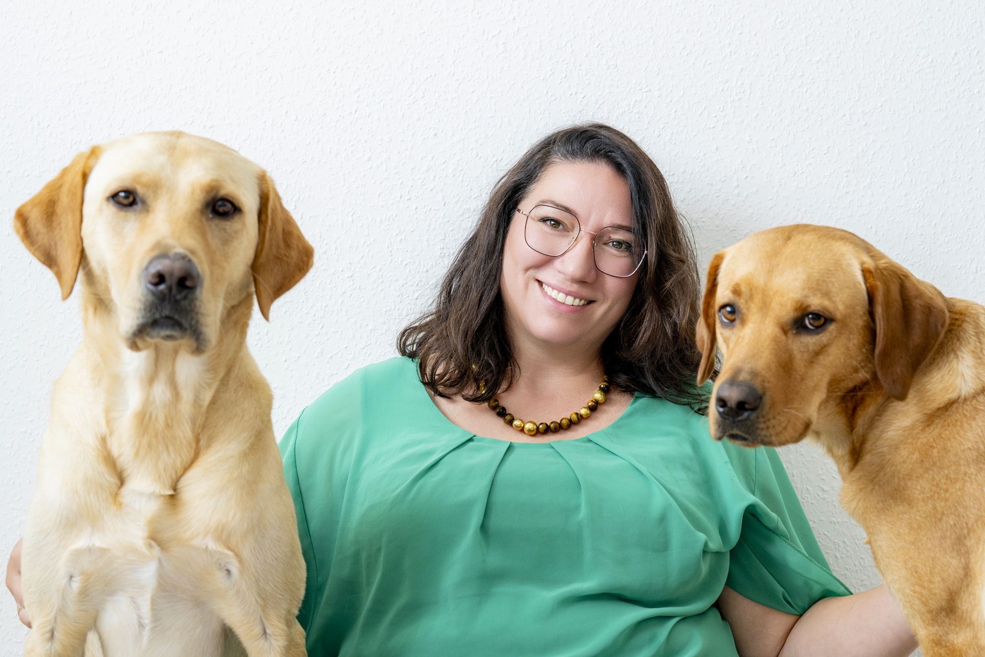 Simone Kuppinger mit Hund